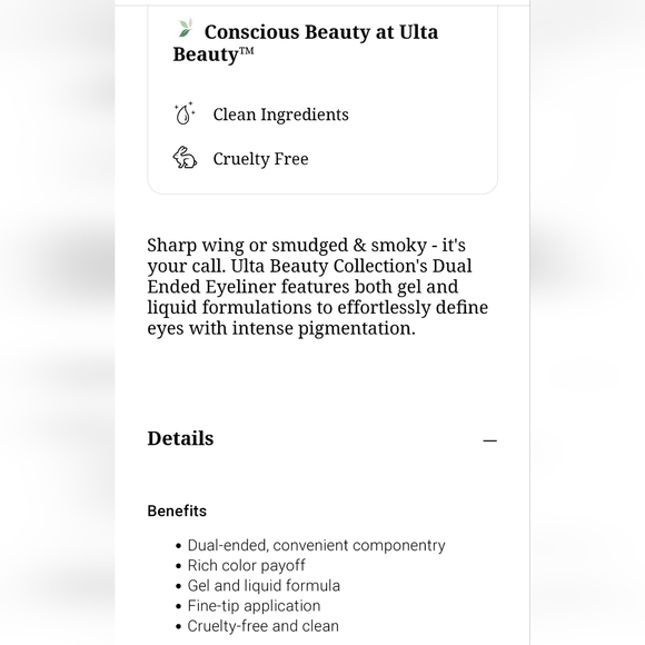 $3 Add on! ULTA BEAUTY COLLECTION'S DUAL ENDED EYELINER - Picture 4 of 12